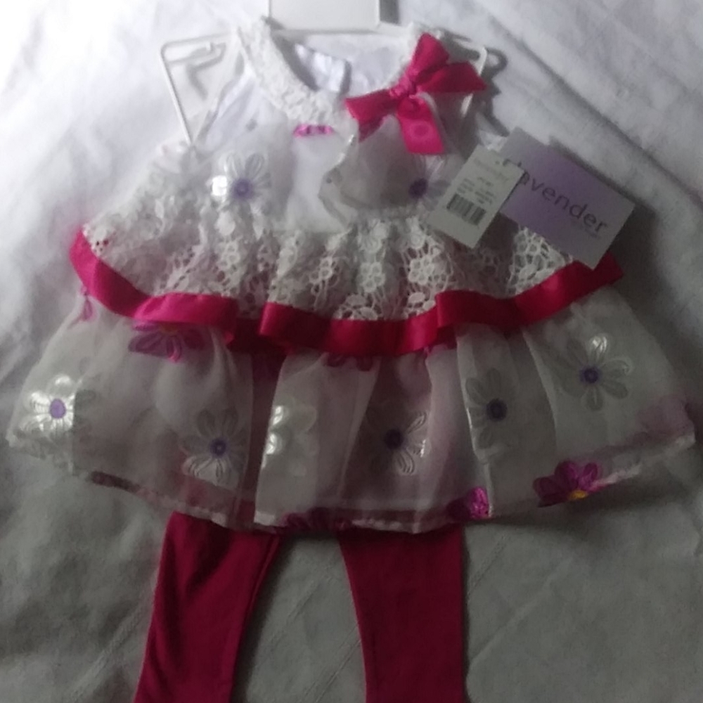 Nwt Girls Us Angels 18 mth gift dress set outfit